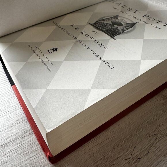 Hardcover Book Harry Potter and the Goblet of Fire J K Rowling First American Ed - Picture 9 of 12